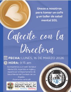 Coffee with the Principal Spanish Flyer